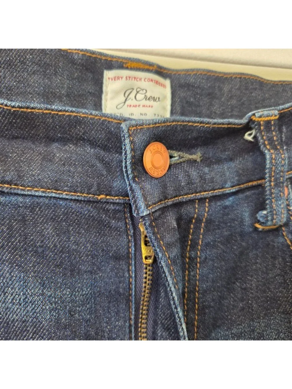 J.Crew Men's Slim 484 Kurabo Fabric Dark Denim Jeans 33x32